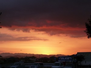 夕焼け空
