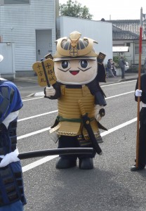 都城島津のキャラクター都城十字丸君です。