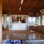 拝殿の中です。