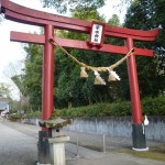 鳥居を別アングルで。